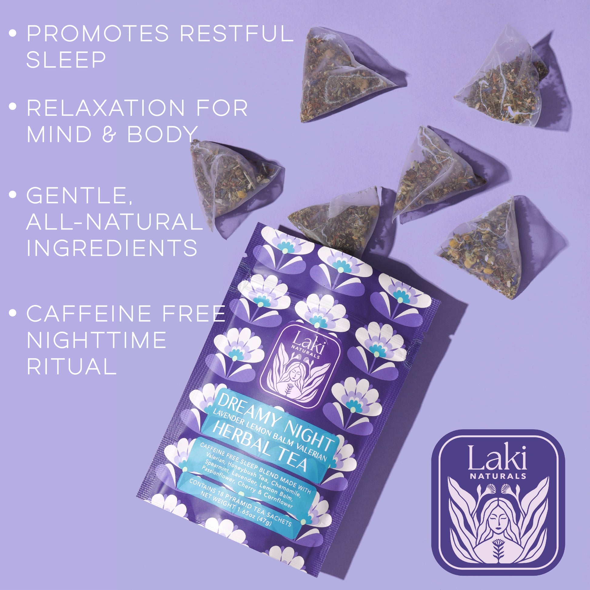 Dreamy Night Herbal Tea - Laki Naturals