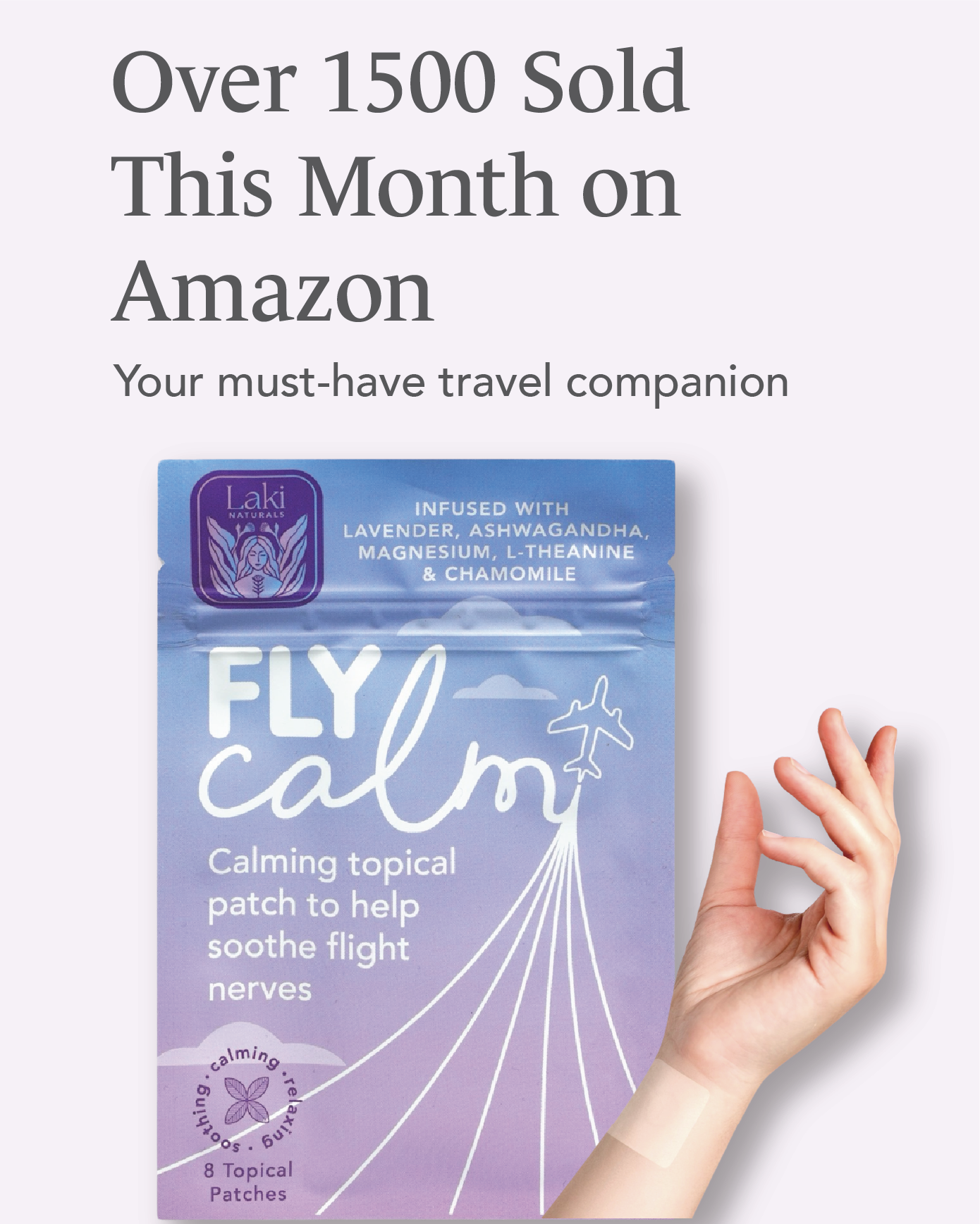 Fly Calm Patch (Landing  Page) - Laki Naturals