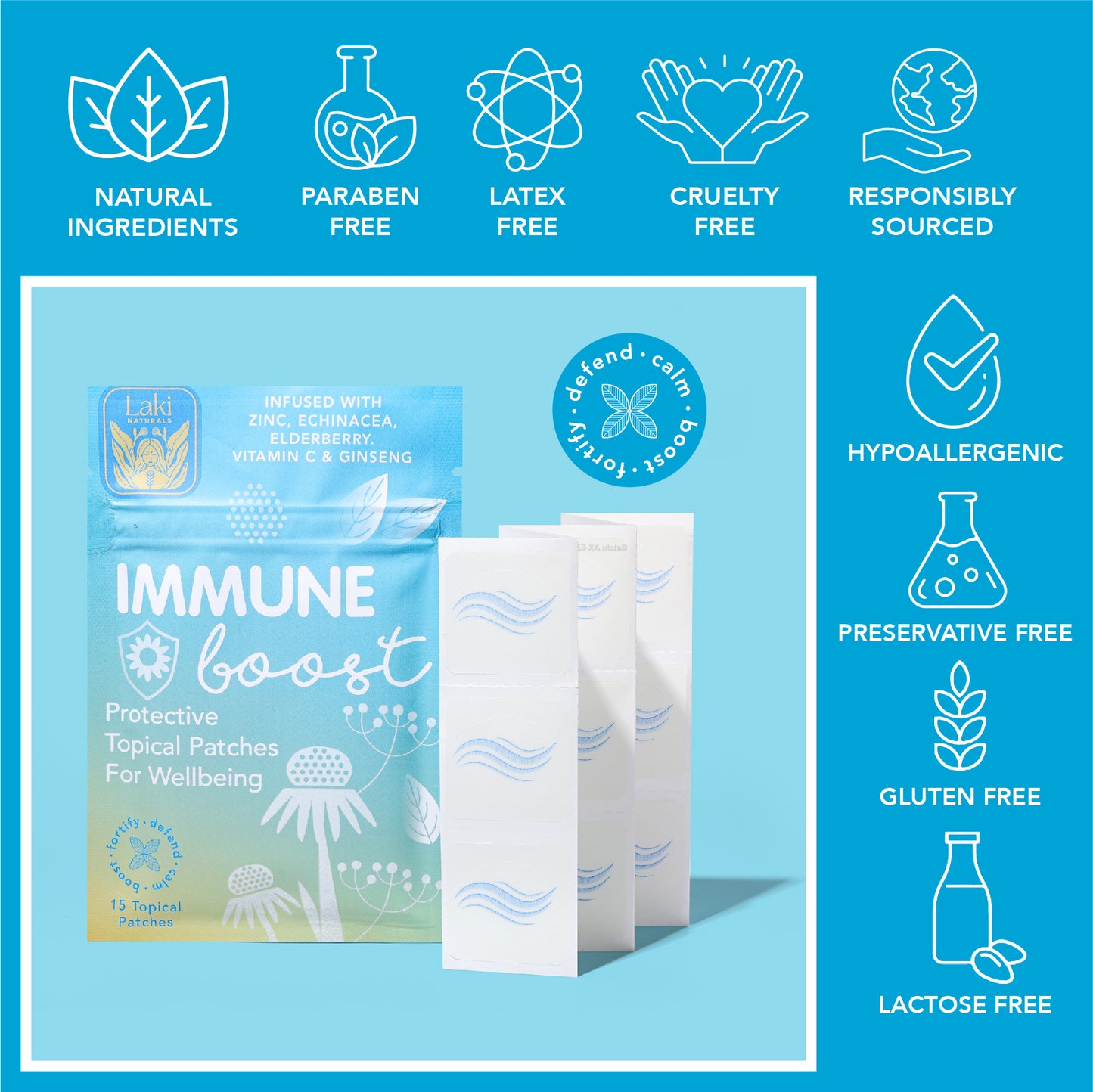 Immune Boost Patch - Laki Naturals