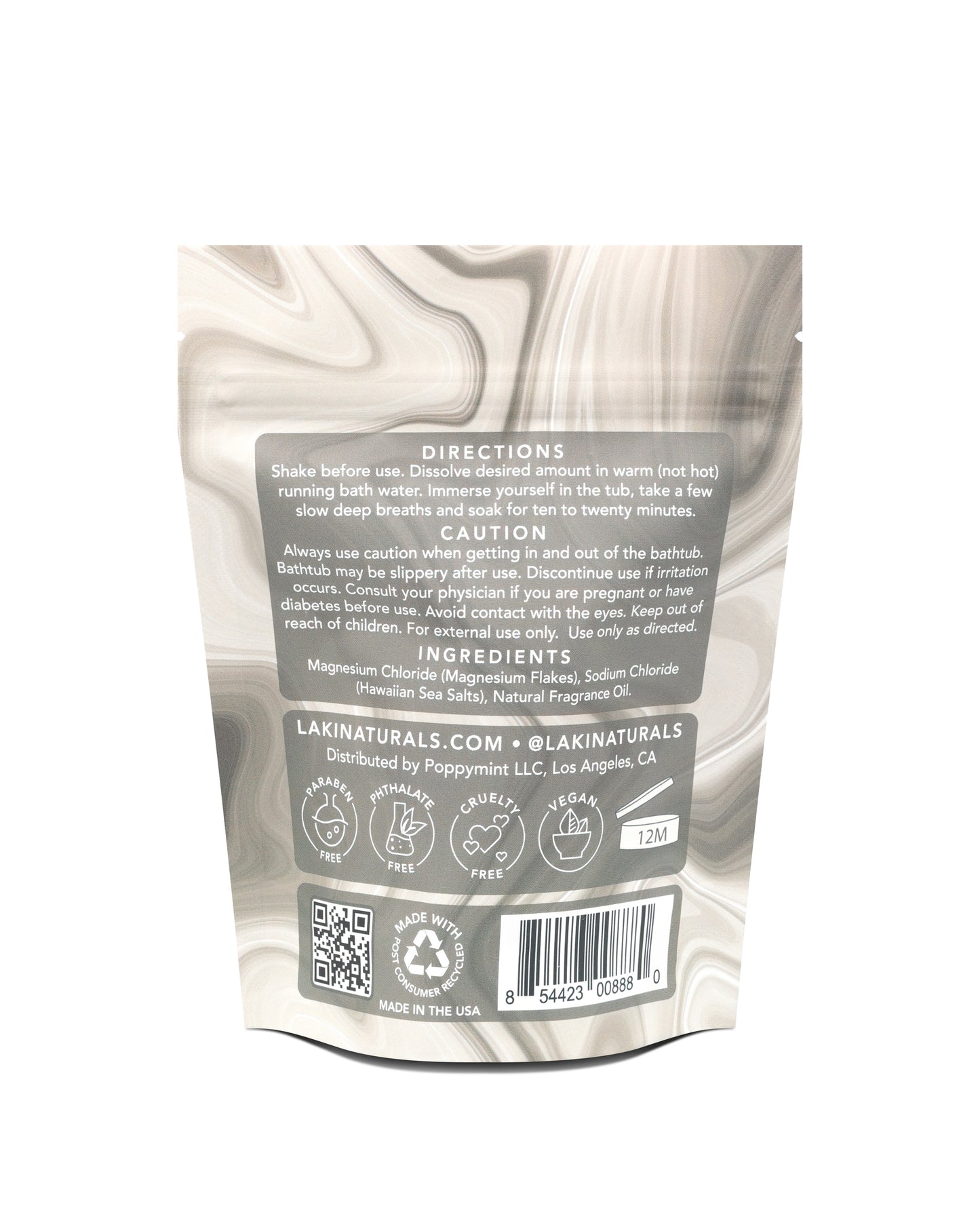 Coconut Magnesium Bath Soak - Laki Naturals