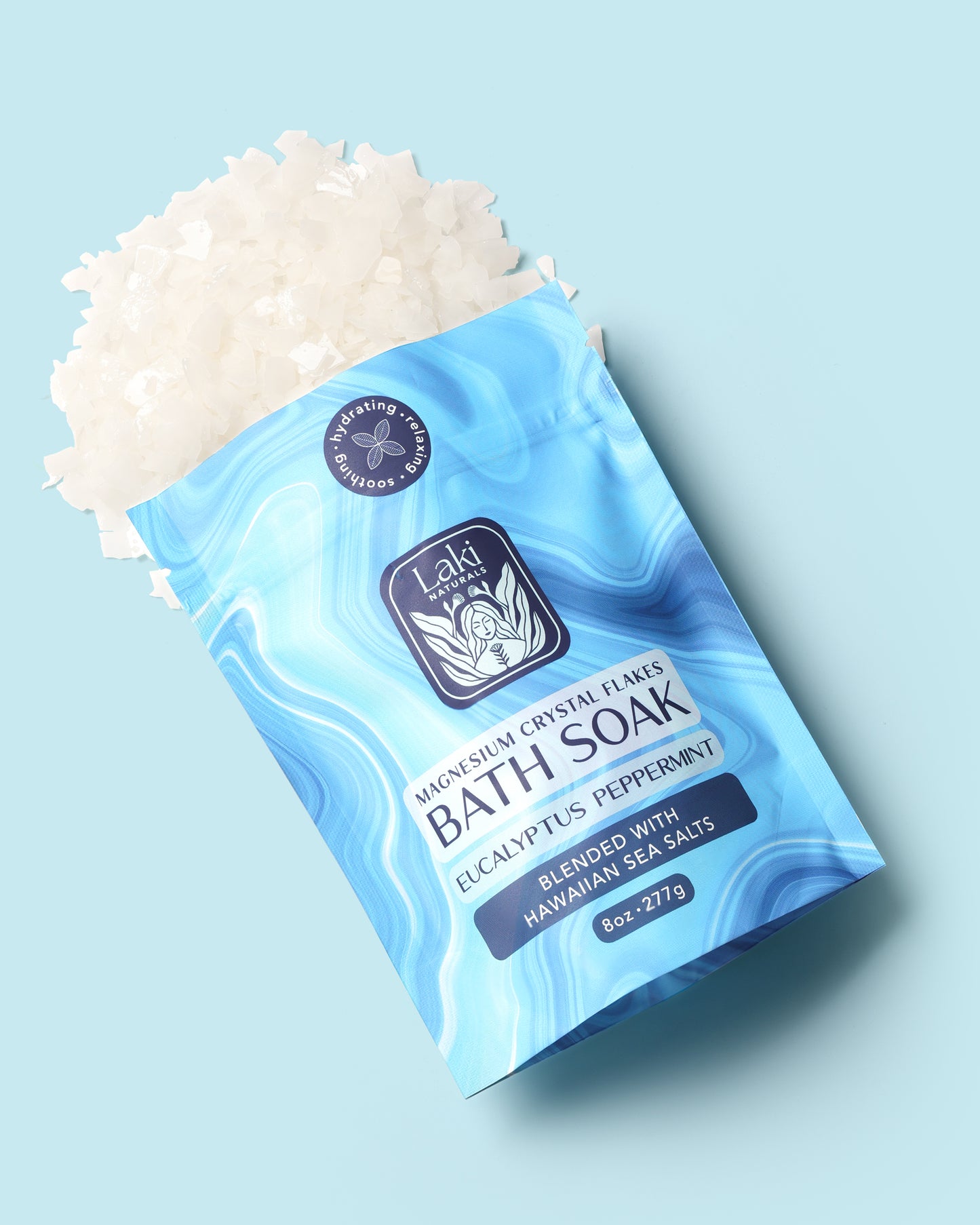 Eucalyptus Peppermint Magnesium Bath Soak - Laki Naturals