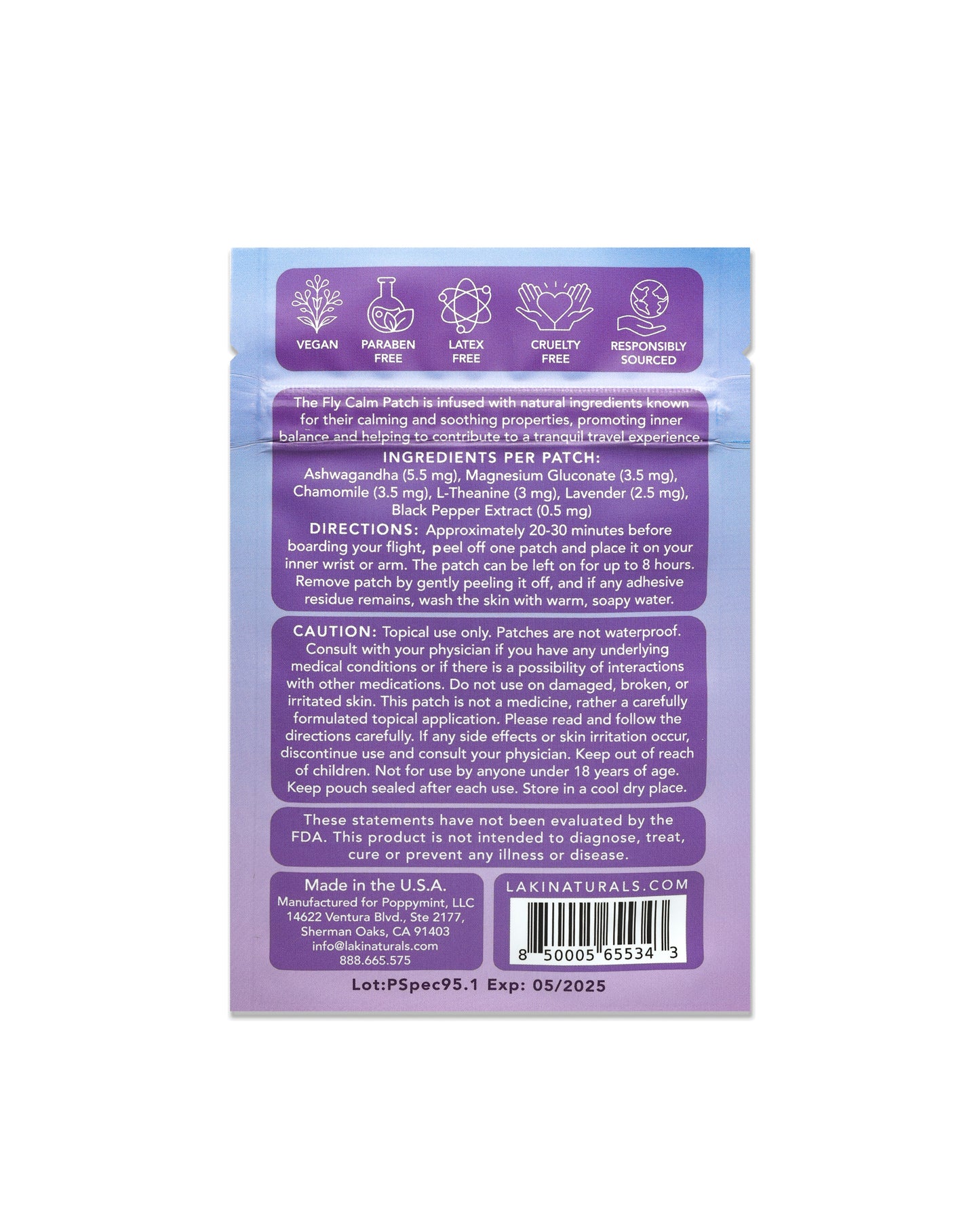 Fly Calm Patch - Laki Naturals