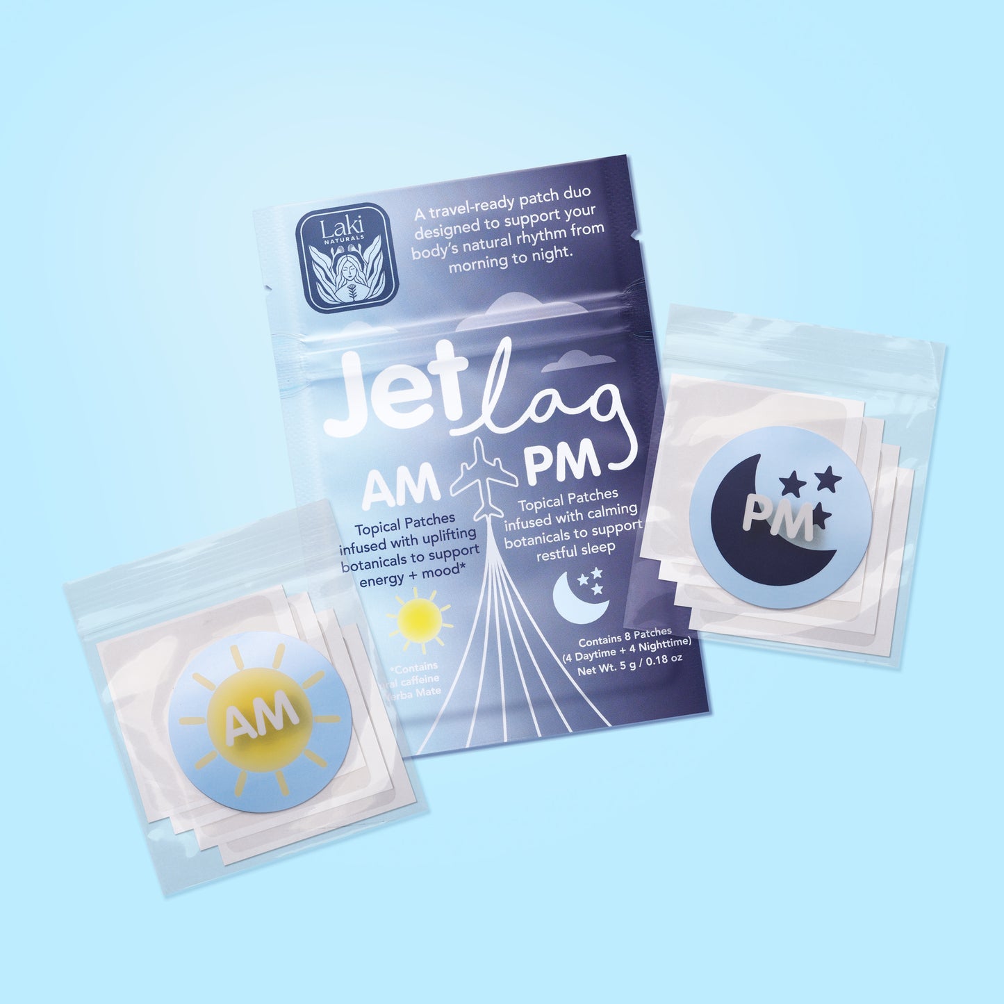 Jet Lag AM/PM Patch - Laki Naturals