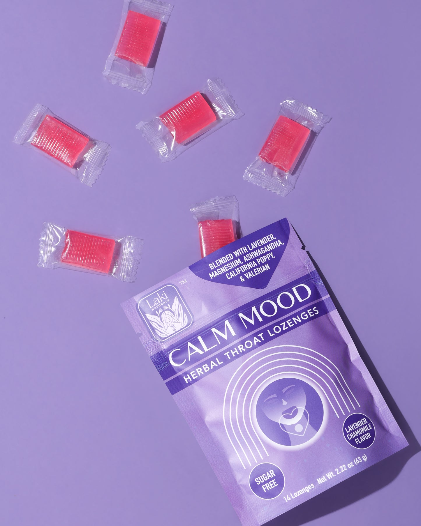 Functional Herbal Lozenges - Calm Mood - Laki Naturals
