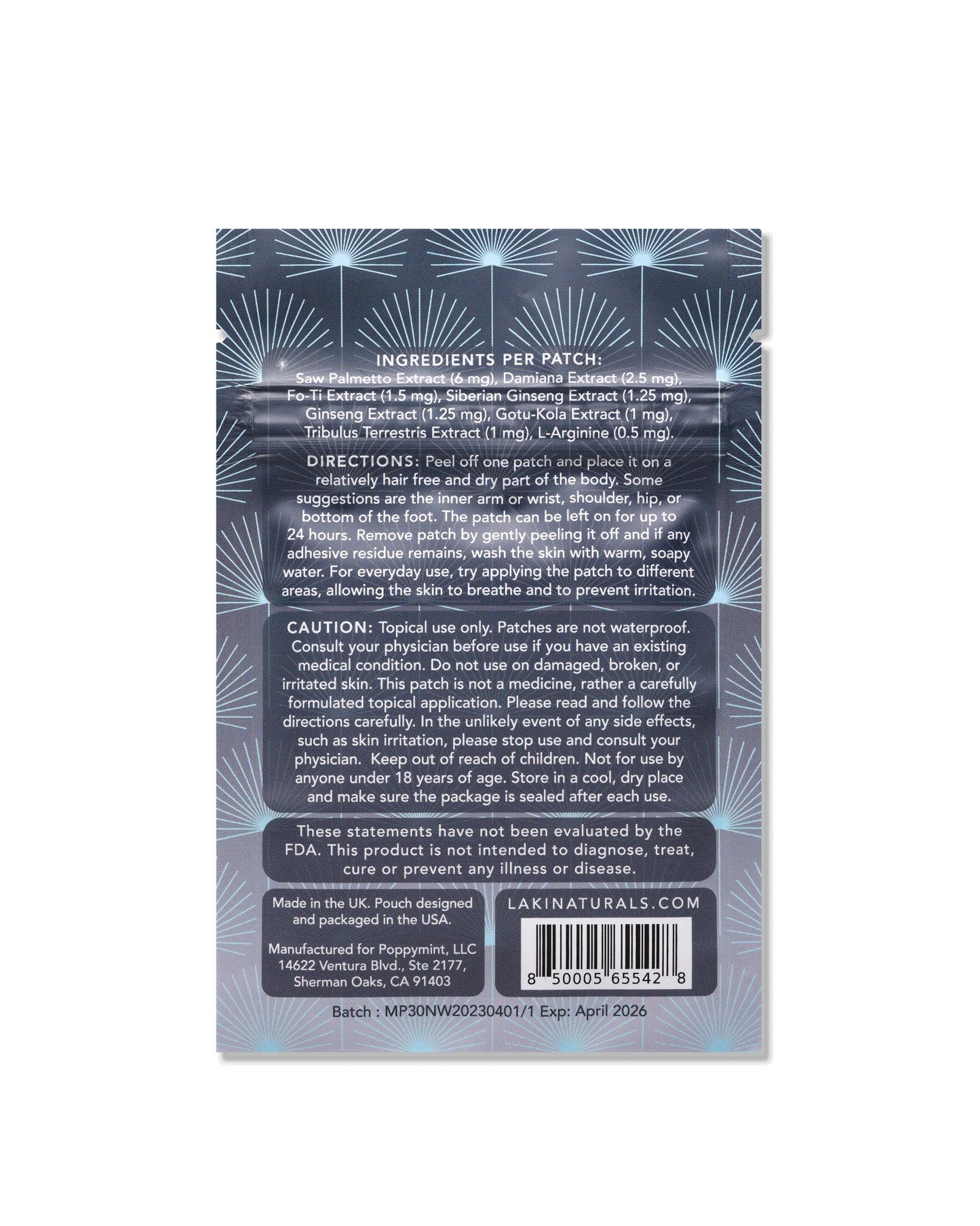 Laki Man Passion Patch - Laki Naturals