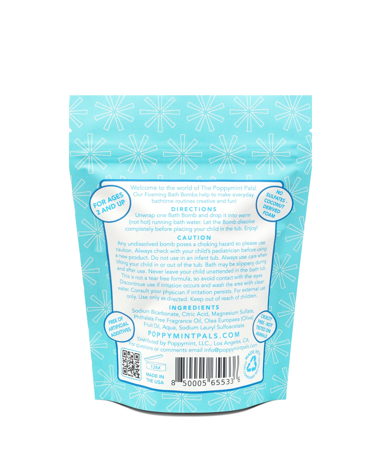 Poppymint Pals Holiday Bath Bombs - Laki Naturals