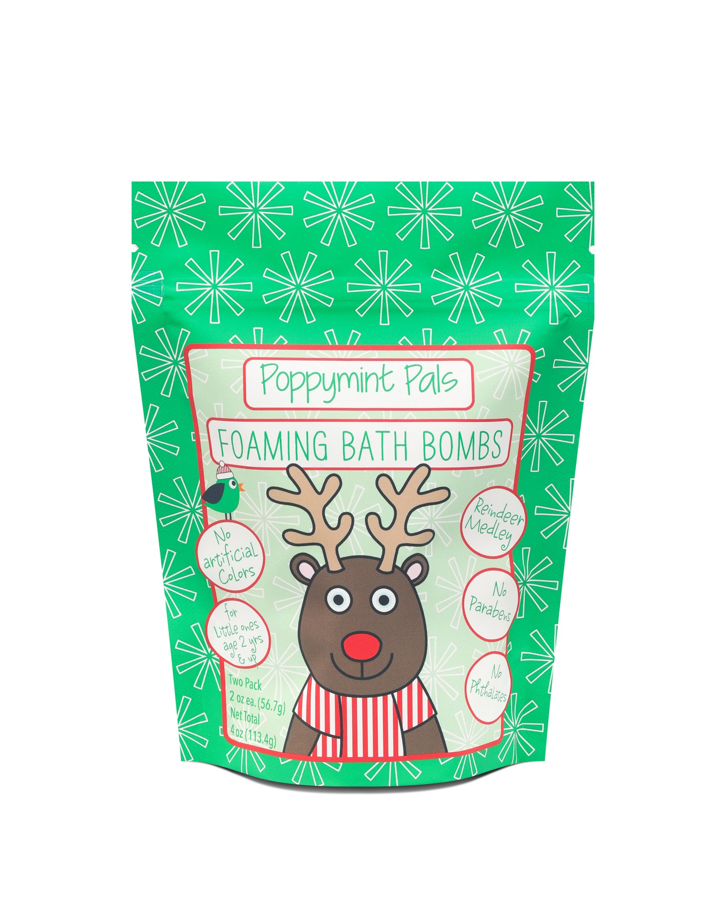 Poppymint Pals Holiday Bath Bombs - Laki Naturals