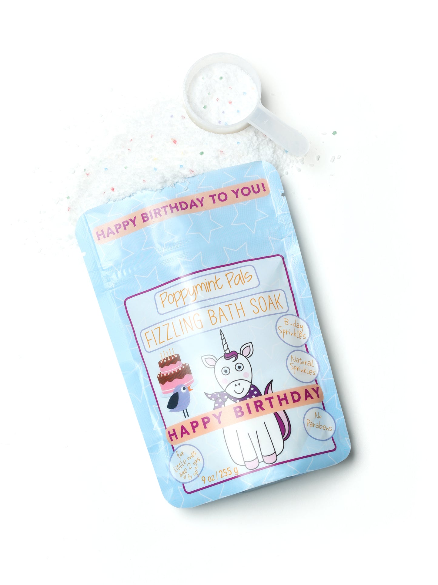 Poppymint Pals Happy Birthday Bath Soaks for Toddlers - Laki Naturals