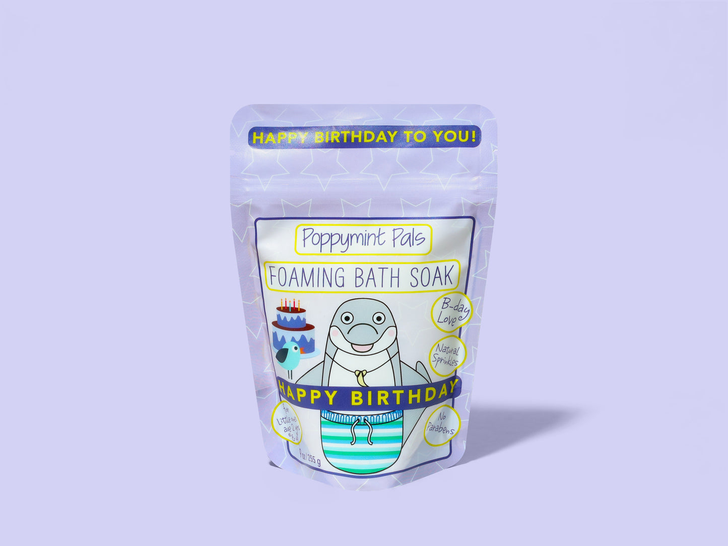 Poppymint Pals Happy Birthday Bath Soaks for Toddlers - Laki Naturals