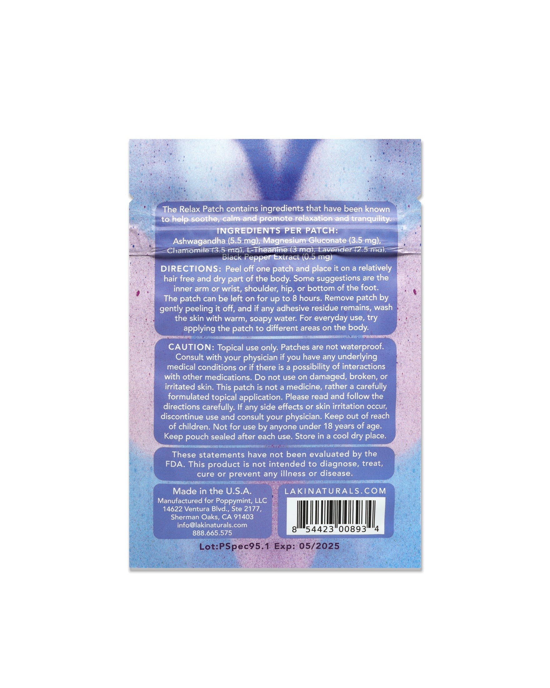 Relax Patch - Laki Naturals