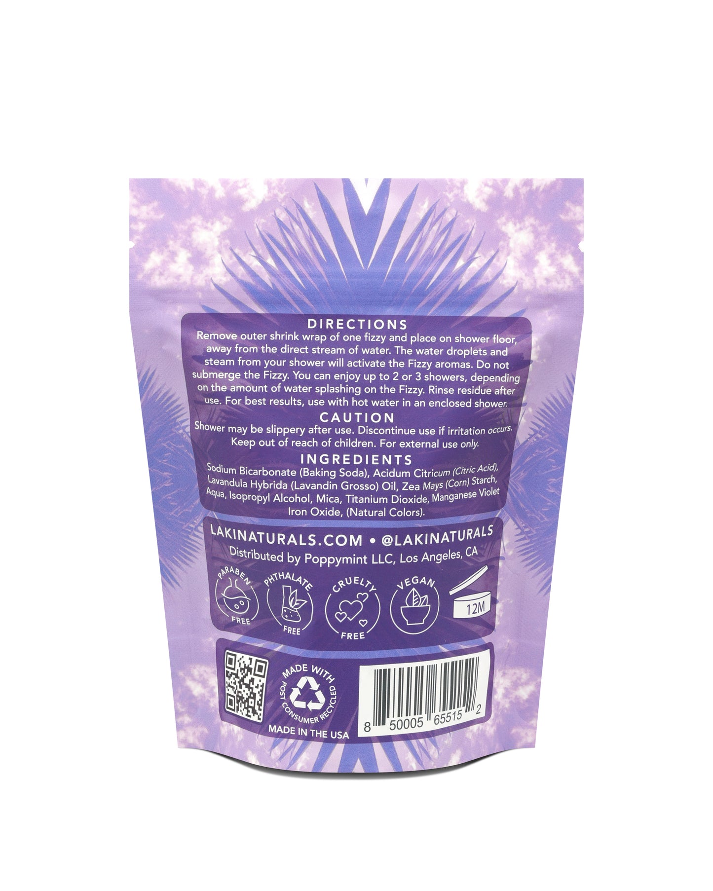 Lavender Shower Fizzies - Laki Naturals