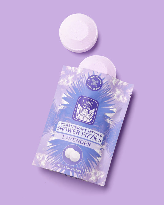 Lavender Shower Fizzies - Laki Naturals