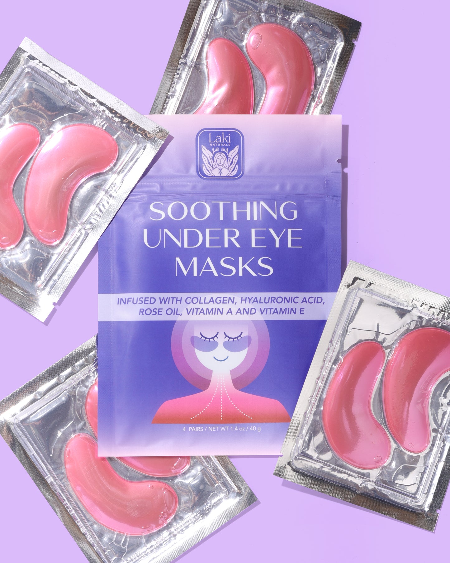 Soothing Under Eye Masks - Laki Naturals