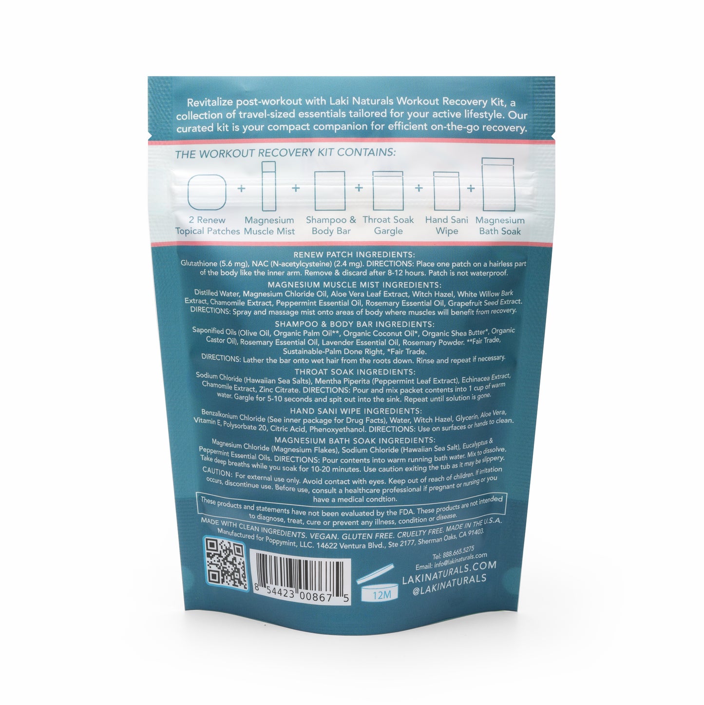 Workout Recovery Kit - Laki Naturals