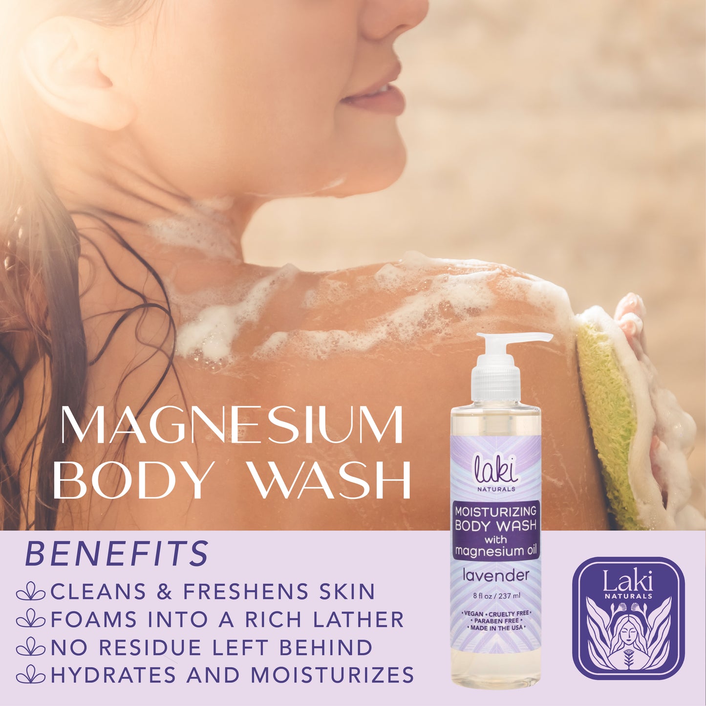 Lavender Magnesium Body Wash