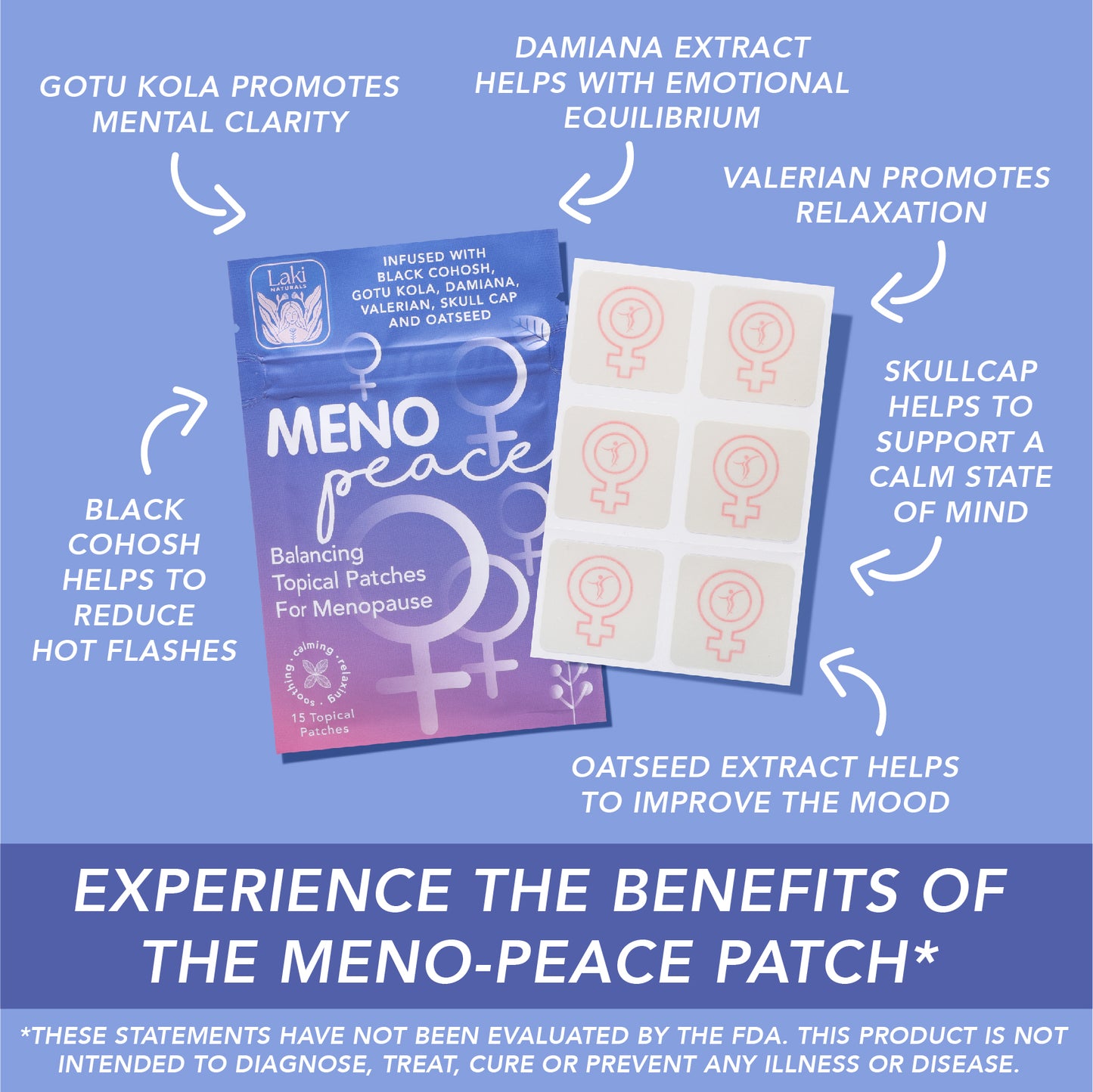 Meno-Peace Patch - Laki Naturals