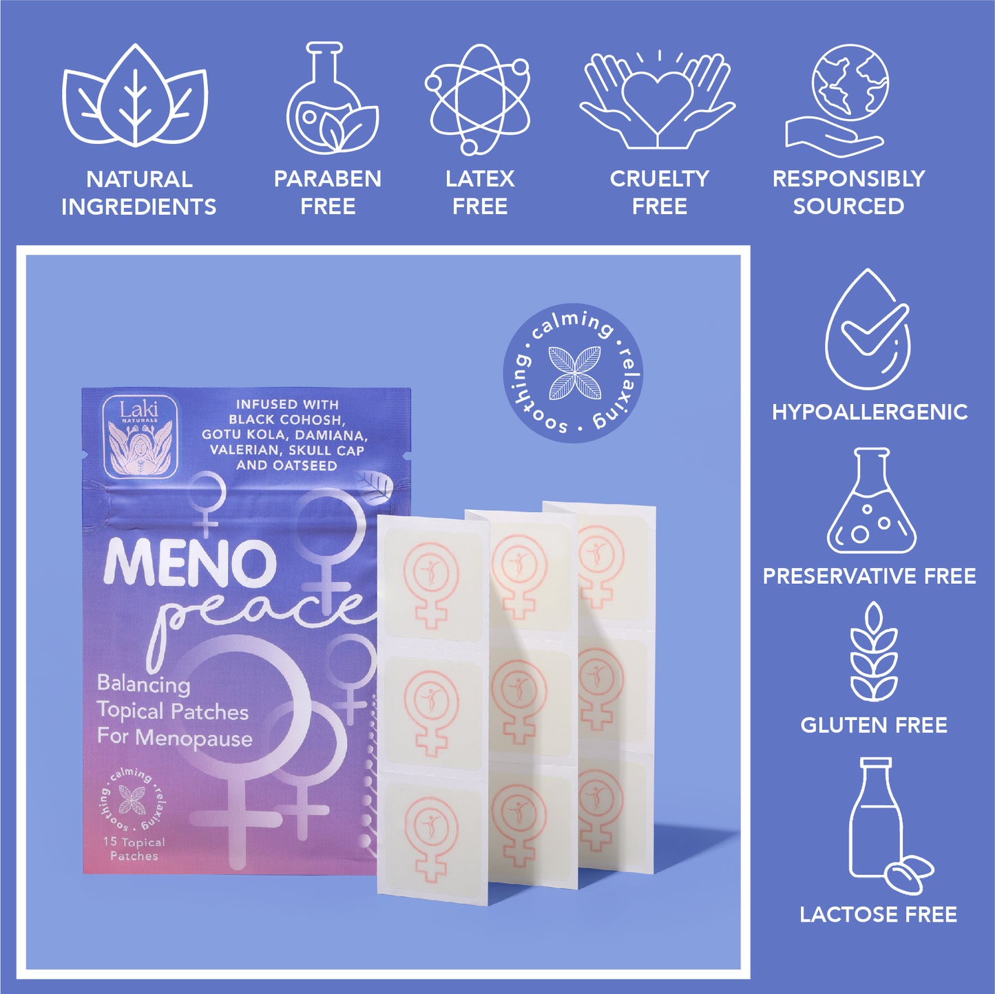 Meno-Peace Patch - Laki Naturals