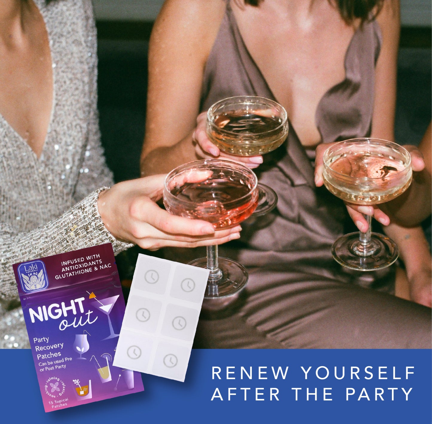 Night Out Patch for Hangovers - Laki Naturals