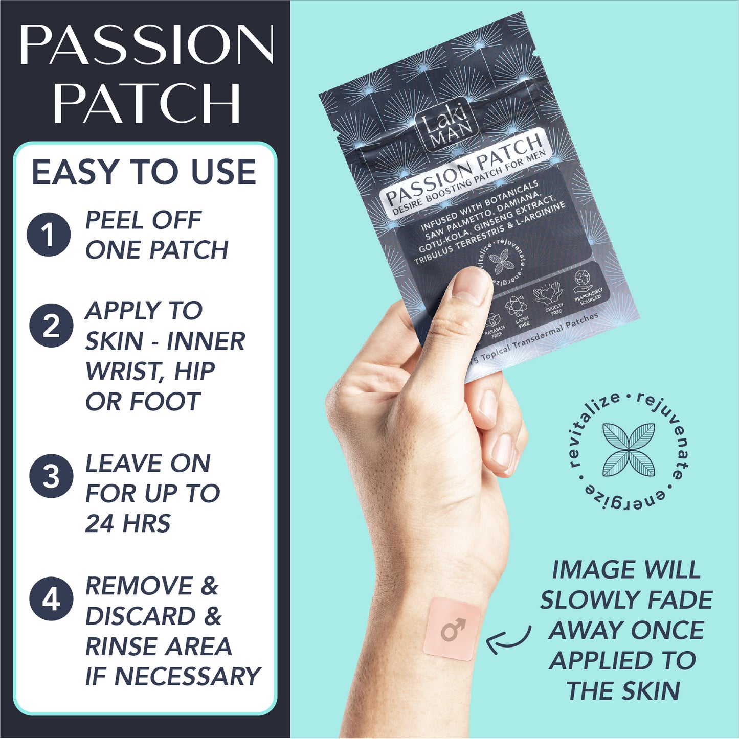 Laki Man Passion Patch - Laki Naturals