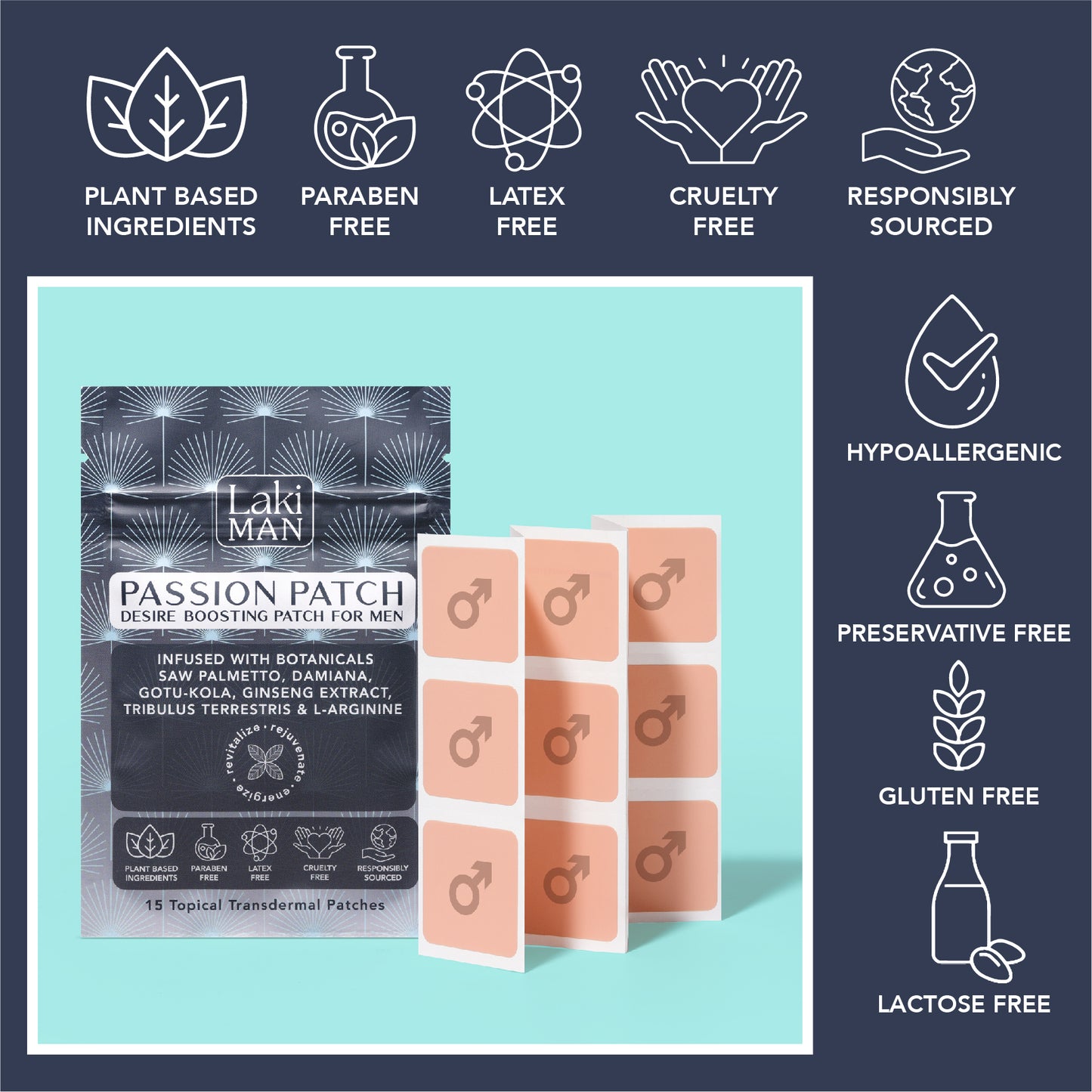 Laki Man Passion Patch - Laki Naturals