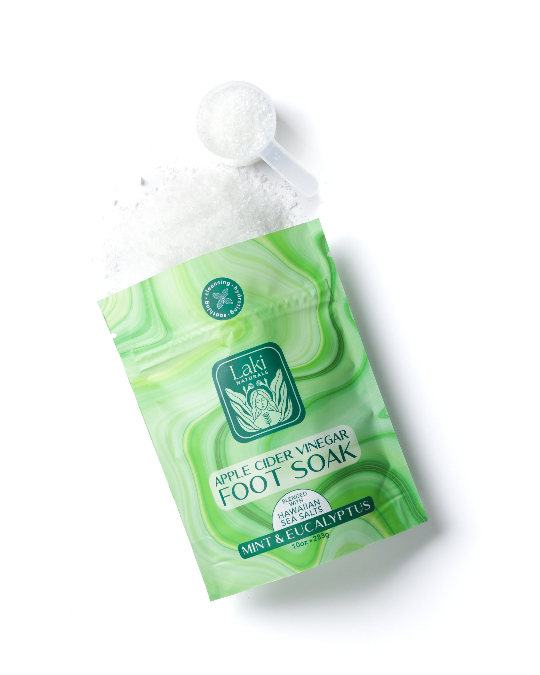 Mint & Eucalyptus Apple Cider Vinegar Foot Soak - Laki Naturals