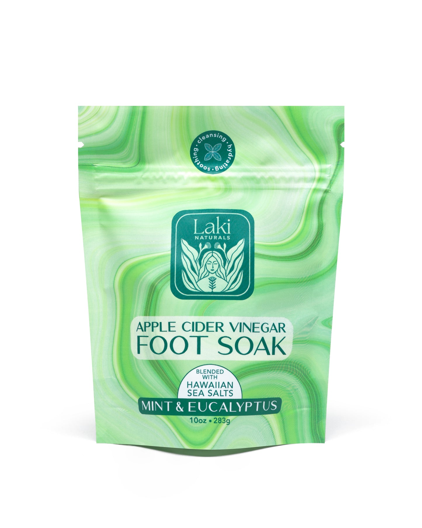 Mint & Eucalyptus Apple Cider Vinegar Foot Soak - Laki Naturals