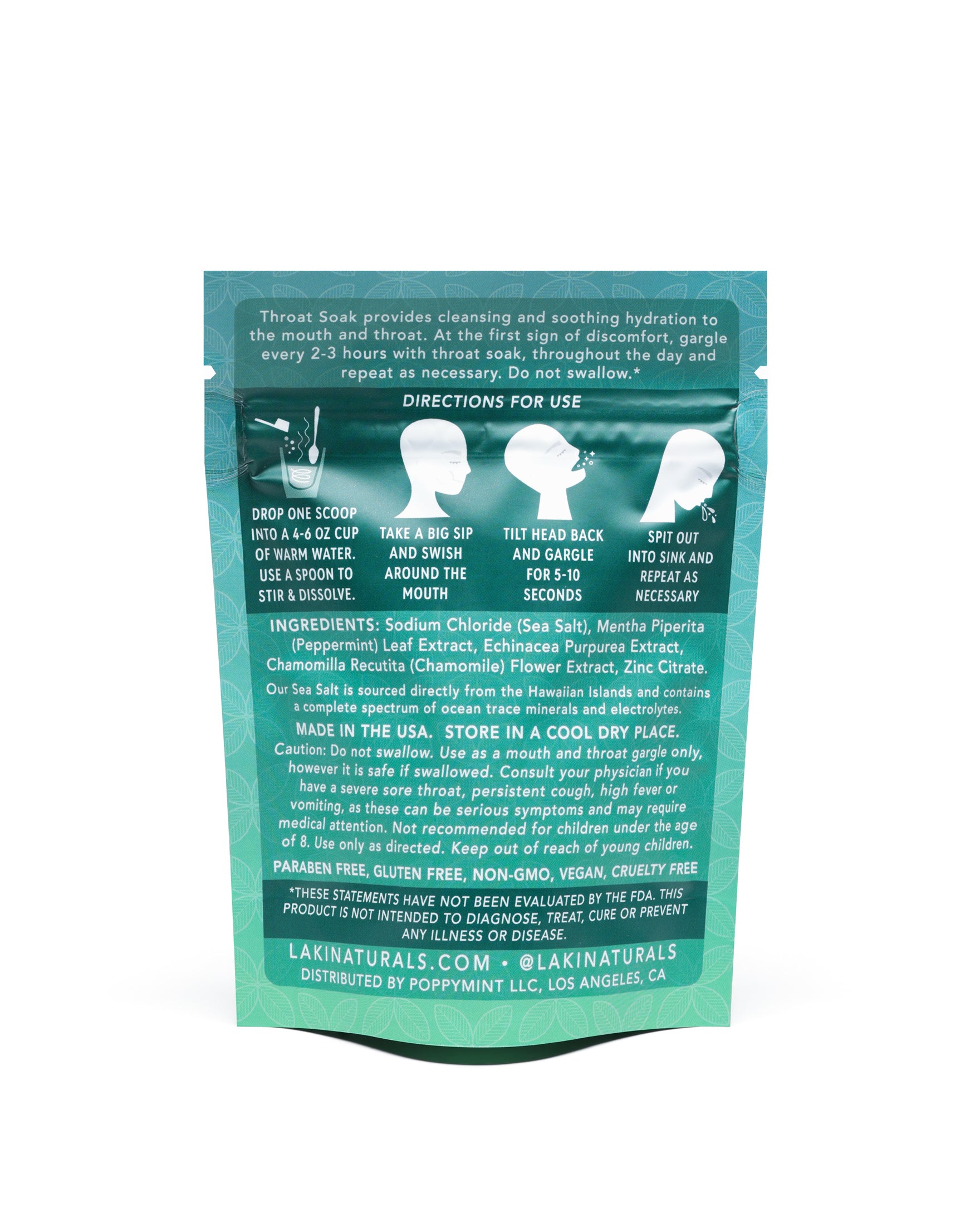 THROAT SOAK - ECHINACEA & MINT - Laki Naturals