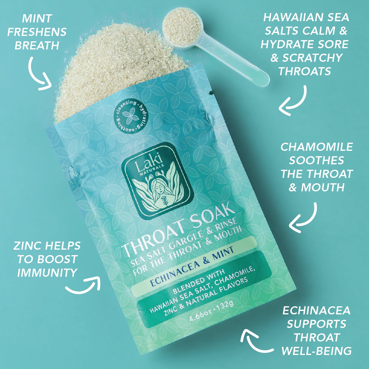 THROAT SOAK - ECHINACEA & MINT - Laki Naturals