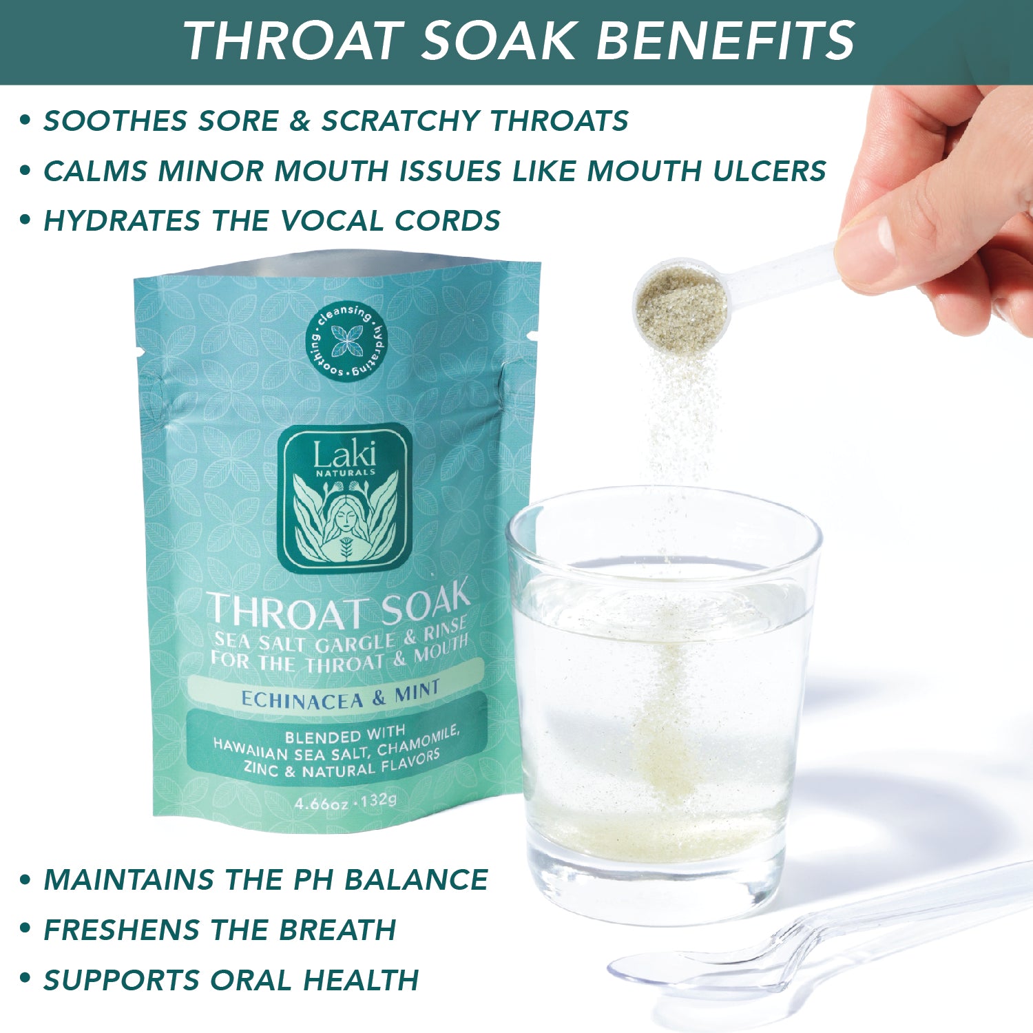 THROAT SOAK - ECHINACEA & MINT - Laki Naturals