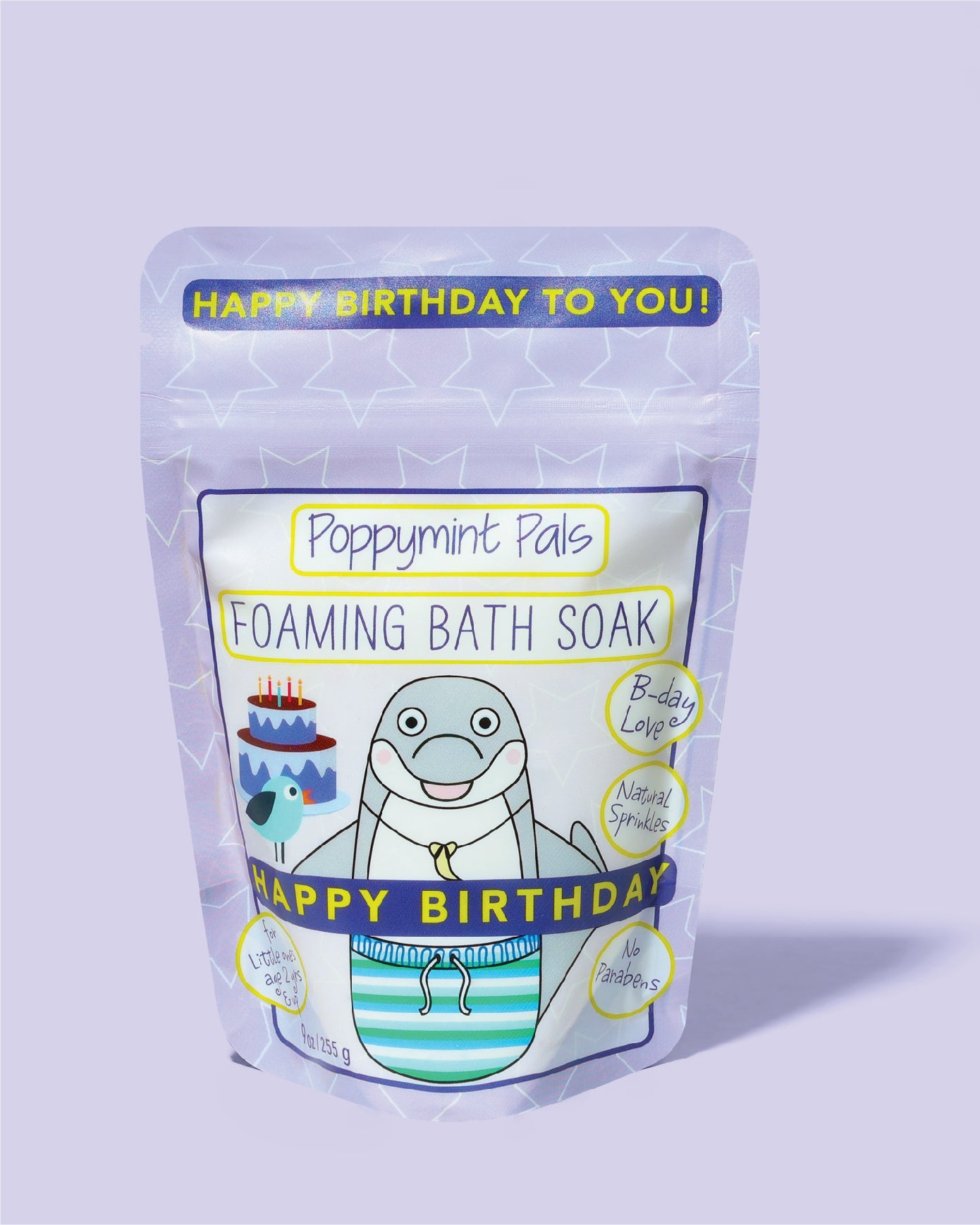 Poppymint Pals Happy Birthday Bath Soaks for Toddlers - Laki Naturals
