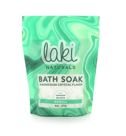 Charcoal Lava Magnesium Bath Soak - Laki Naturals