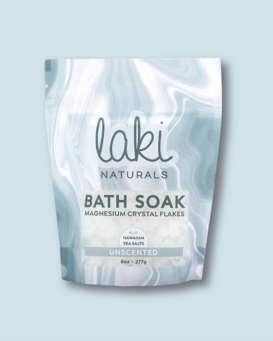 Unscented Magnesium Bath Soak - Laki Naturals