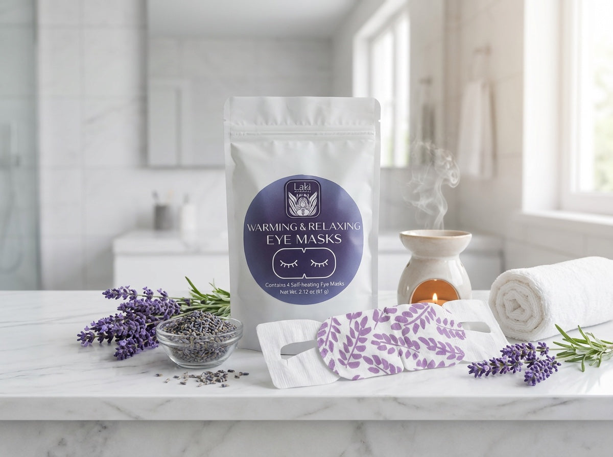 Warming & Relaxing Eye Masks - Laki Naturals