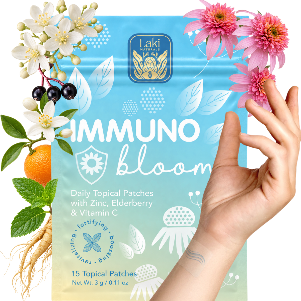 Immuno Bloom Patch - Laki Naturals