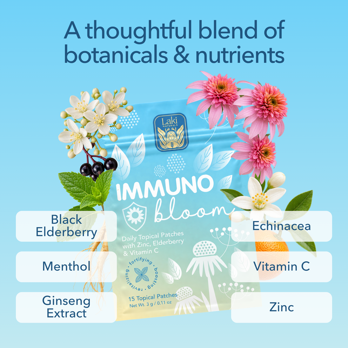 Immuno Bloom Patch - Laki Naturals