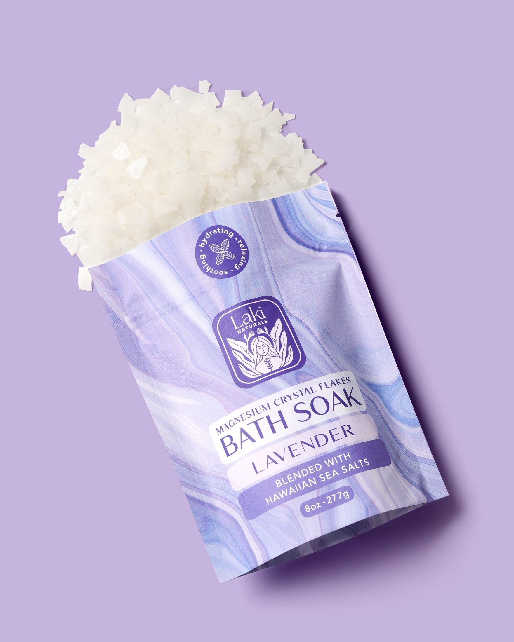 Lavender Magnesium Bath Soak - Laki Naturals