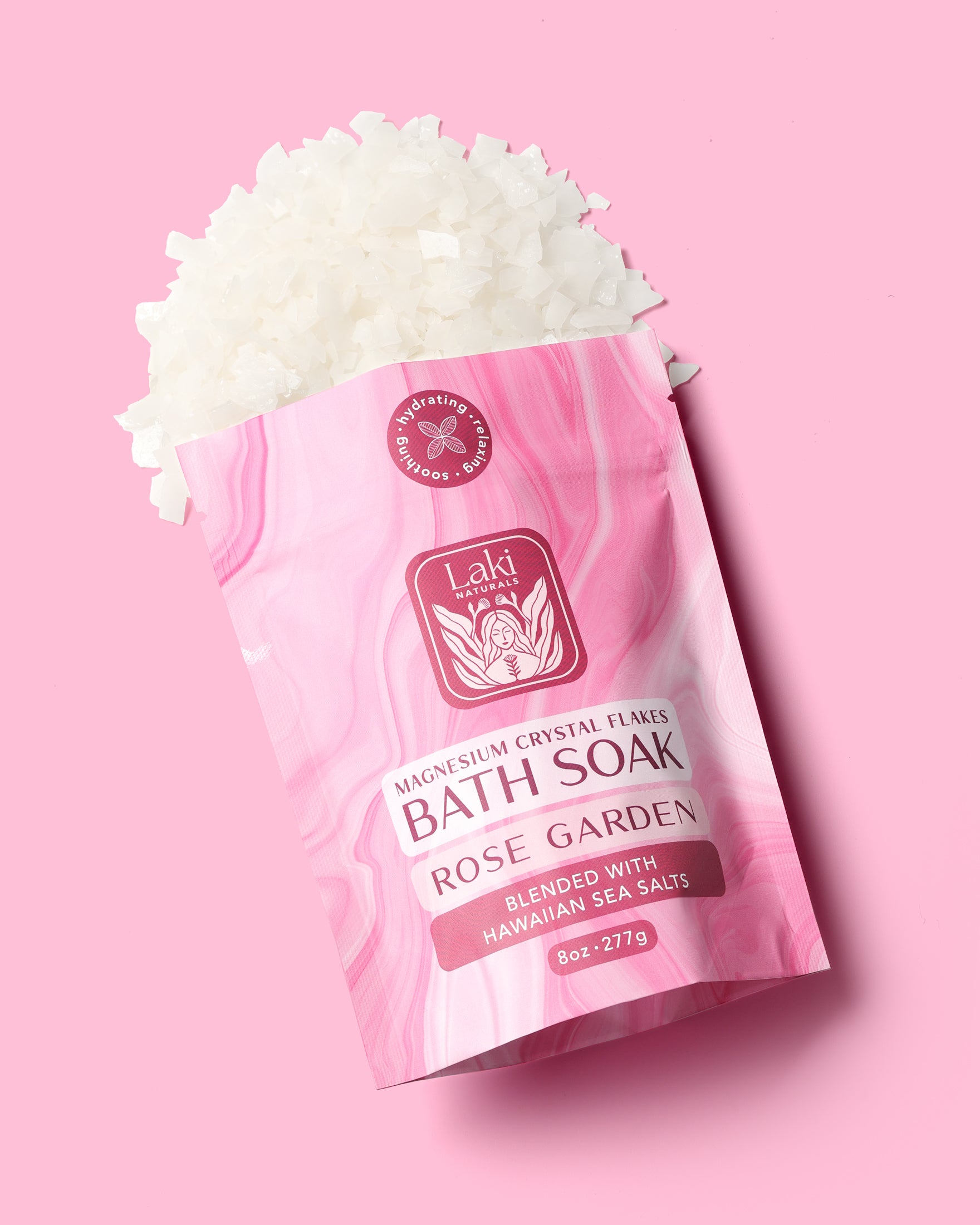 Rose Garden Magnesium Bath Soak - Laki Naturals