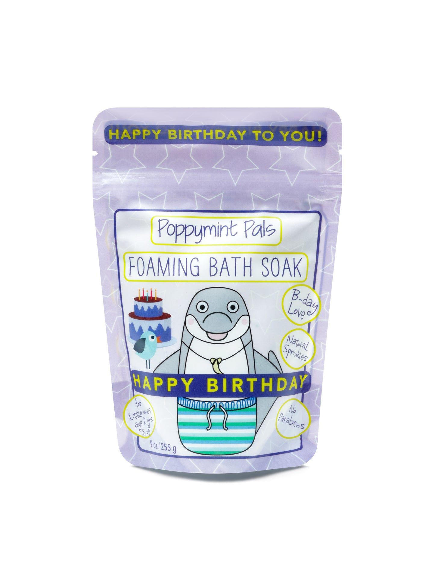 Poppymint Pals Happy Birthday Bath Soaks for Toddlers - Laki Naturals