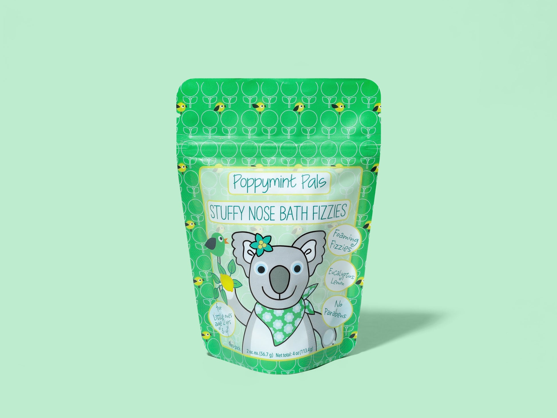 Poppymint Pals Bath Bombs for Toddlers - Laki Naturals