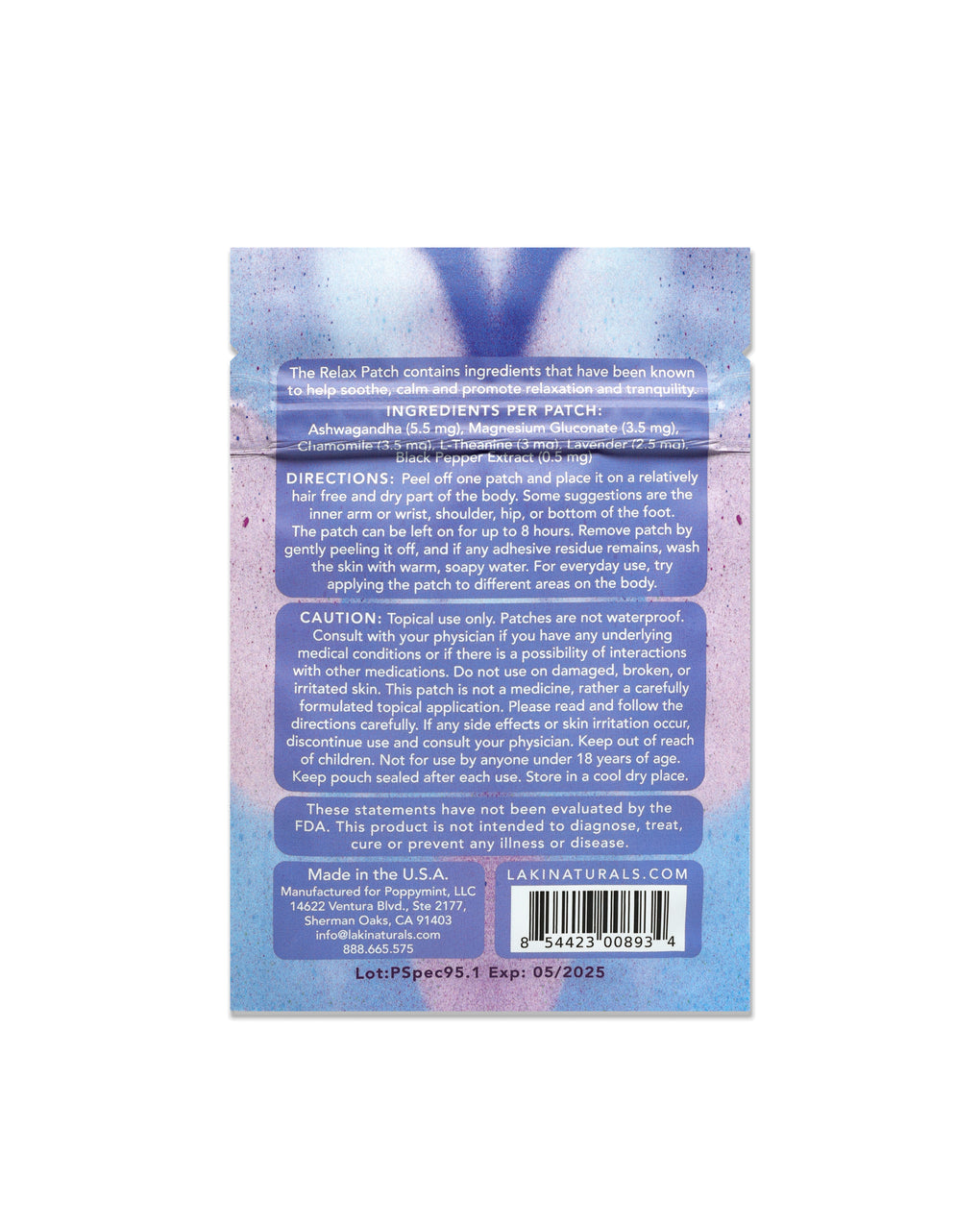 Relax Patch - Laki Naturals
