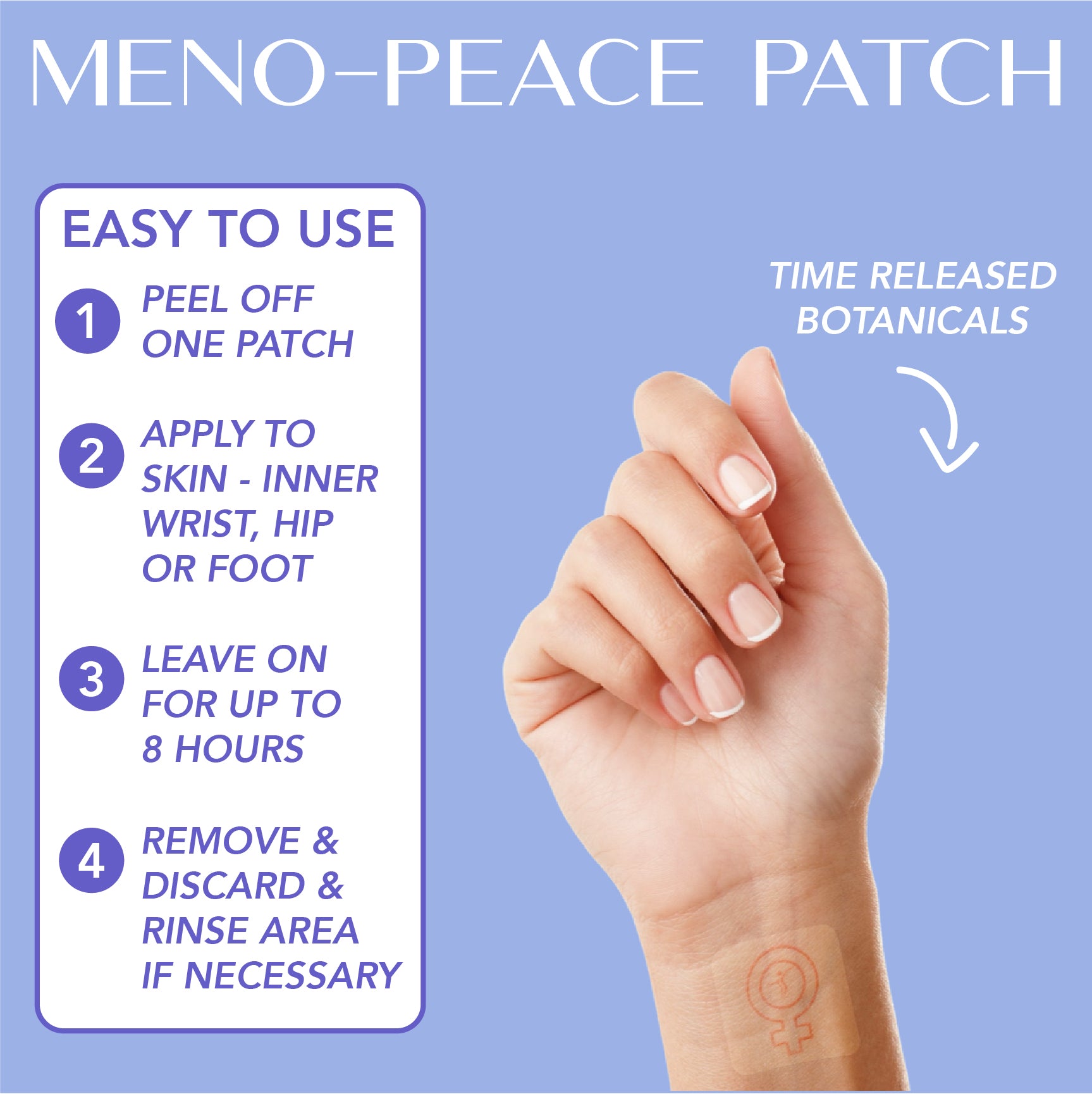 Meno-Peace Patch - Laki Naturals