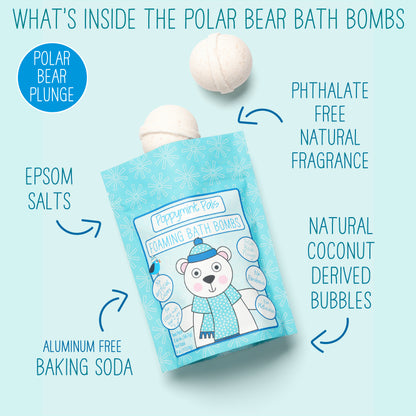 Poppymint Pals Holiday Bath Bombs - Laki Naturals