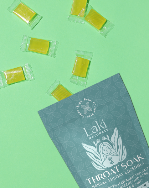 Functional Herbal Lozenges California - Throat Soak – Laki Naturals