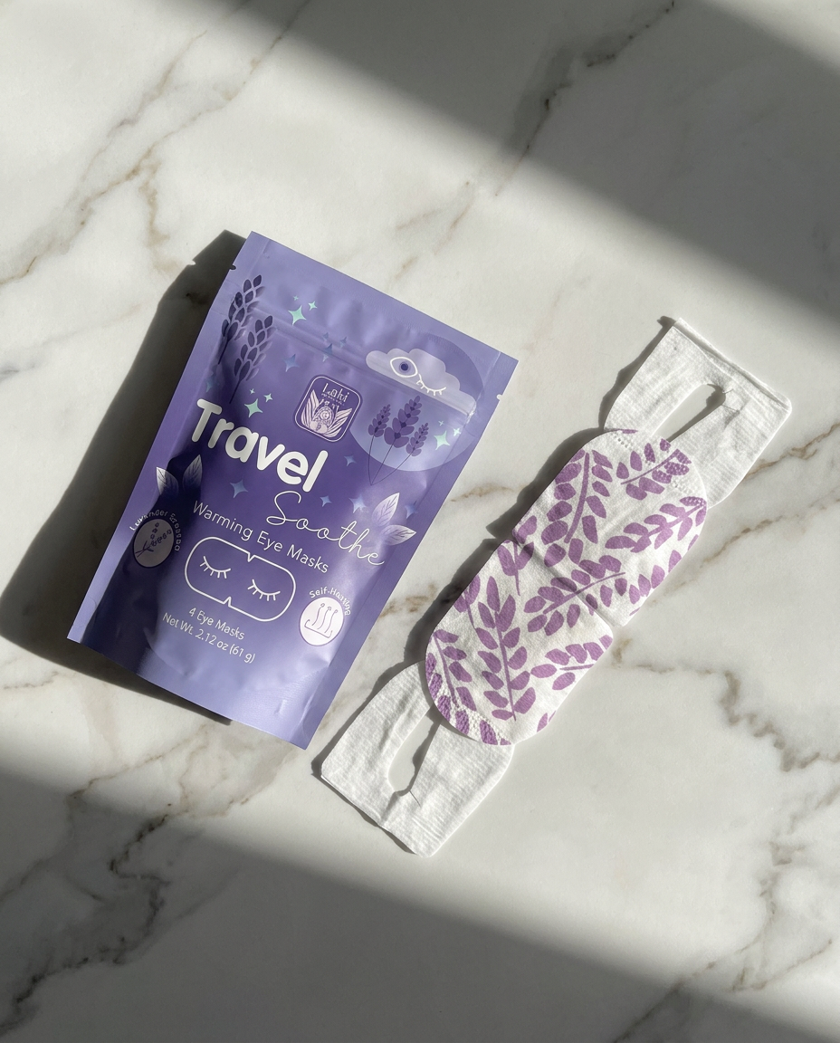 Travel Soothe Warming Eye Masks - Laki Naturals