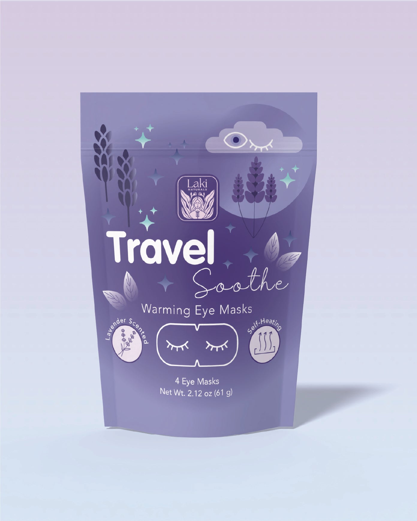 Travel Soothe Warming Eye Masks - Laki Naturals