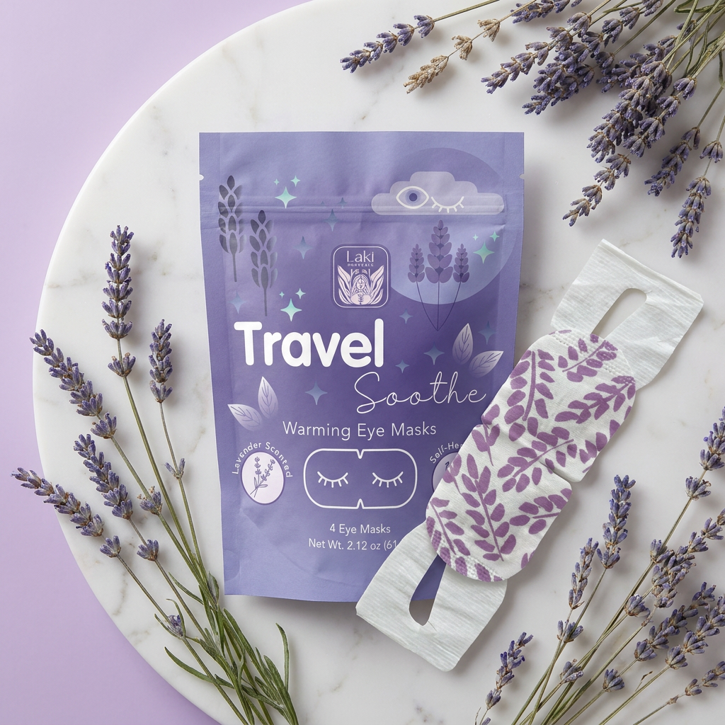 Travel Soothe Warming Eye Masks - Laki Naturals