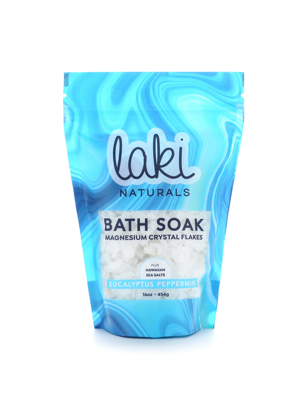 Eucalyptus Peppermint Magnesium Flakes Bath Soak  - Laki Naturals