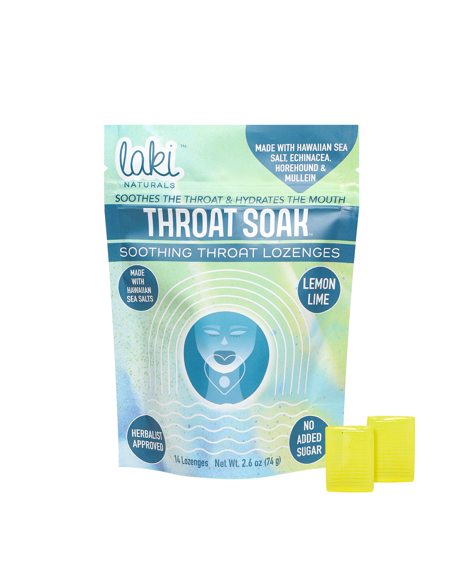 Functional Herbal Lozenges - Throat Soak - Laki Naturals