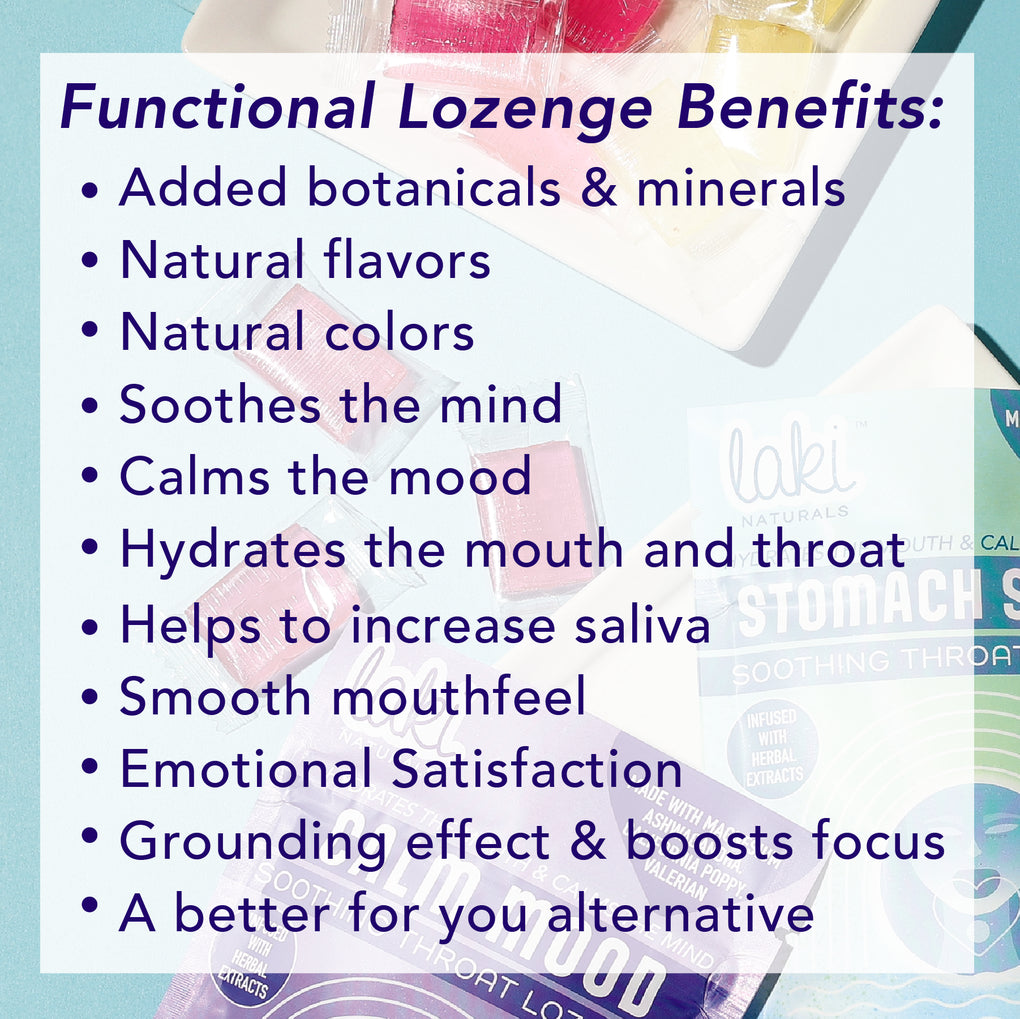 Functional Herbal Lozenges - Throat Soak - Laki Naturals